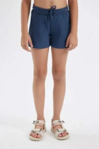 DeFacto Girls' Ribbed Camisole Shorts (24 SM) - Image 4