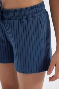 DeFacto Girls' Ribbed Camisole Shorts (24 SM) - Image 5