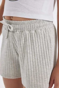DeFacto Girls' Ribbed Camisole Shorts - Image 4