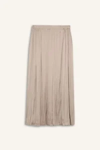 DeFacto A Cut Basic Plain Satin Maxi Skirt - Image 7