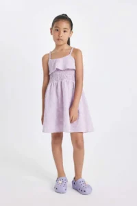 DeFacto Girls' Sleeveless Dress - Image 2