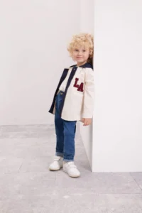 DeFacto Baby Boy Hooded Gabardine Long Sleeve School Shirt - Image 2