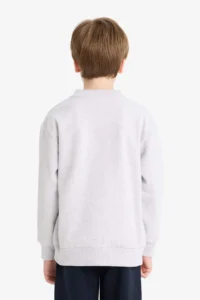 DeFacto College Collar Bomber School Cardigan Boy - Image 8