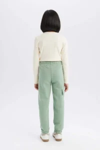 DeFacto Cargo Pocket Elastic Waist Jogger Sweatpants Girls - Image 6