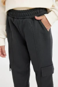 DeFacto Cargo Pocket Elastic Waist Jogger Sweatpants Girls - Image 5