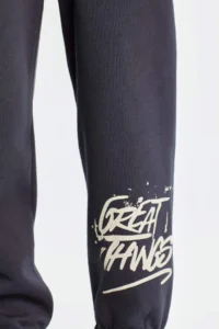 DeFacto Printed Elastic Waist Jogger Sweatpants Girls - Image 6