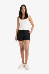DeFacto Regular Fit Stretchy Waisted Bermuda Shorts D3327ax25sp - Image 2