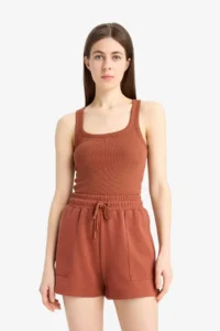 DeFacto Regular Fit Beli Laced with pocket Shorts - Image 4
