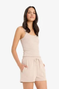 DeFacto Regular Fit Beli Laced with pocket Shorts - Image 4