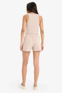 DeFacto Regular Fit Beli Laced with pocket Shorts - Image 7