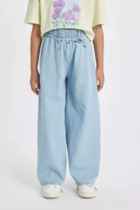 DeFacto Girl's Wide Leg Jean Pants - Image 3