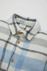DeFacto Baby Boy Flannel Check Long Sleeve Shirt - Image 2