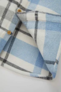 DeFacto Baby Boy Flannel Check Long Sleeve Shirt - Image 4