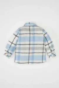 DeFacto Baby Boy Flannel Check Long Sleeve Shirt - Image 5