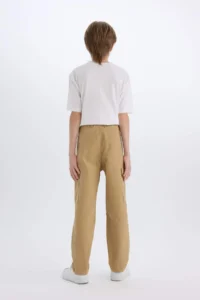 DeFacto Loose Fit Standard Leg Gabardine Trousers Boy - Image 6
