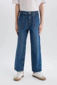 DeFacto Wide Leg Jeans Pants Boys' - Image 4