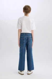 DeFacto Wide Leg Jeans Pants Boys' - Image 6