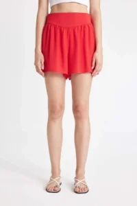 DeFacto Regular Fit Normal Waist Short Leg Moroccan Shorts - Image 5