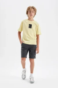 DeFacto Weaving Etiketli Shorts Boys' - Image 2
