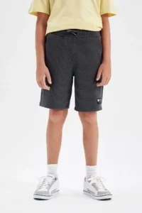 DeFacto Weaving Etiketli Shorts Boys' - Image 5