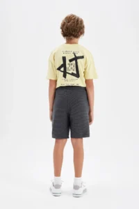 DeFacto Weaving Etiketli Shorts Boys' - Image 7