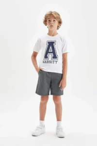 DeFacto Basic Plain Shorts Boys'