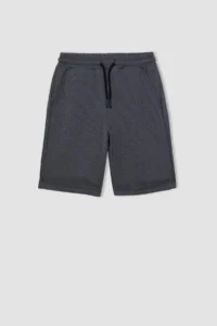 DeFacto Basic Plain Shorts Boys' - Image 8