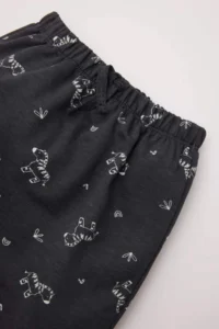 DeFacto Baby Boy Zebra Patterned Elastic Waist Sweatpants - Image 2