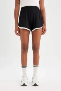 DeFacto Sporcu Short Hem Shorts - Image 4