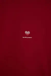 DeFacto 100% Cotton Crew Neck Heart Printed Short Sleeve T-Shirt - Image 8