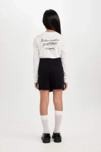 DeFacto Black Girls' Skirt D5286A8/BK27 - Image 5