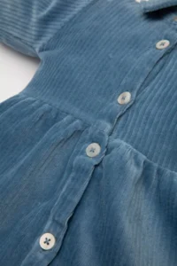 DeFacto Baby Girl Long Sleeve Buttoned Corduroy Dress - Image 3