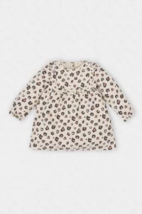 DeFacto Sand Girls' Dress D5634A5/BG744
