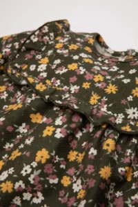 DeFacto Patterned Long Sleeve Dress Baby Girl - Image 2
