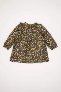DeFacto Patterned Long Sleeve Dress Baby Girl - Image 5