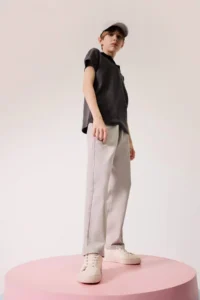 DeFacto Straight Leg Basic Straight Gabardine Trousers Boy - Image 2