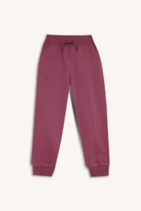 DeFacto Girl's Basic Plain Jogger Sweatpants with Elastic Waist Cuff - Image 7