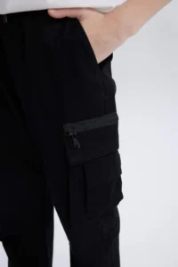 DeFacto Cargo Jogger Standard Leg Gabardine Trousers Boy - Image 8