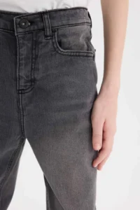 DeFacto Loose Fit Straight Leg Basic Straight Jean Trousers Boy - Image 5