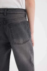 DeFacto Loose Fit Straight Leg Basic Straight Jean Trousers Boy - Image 6
