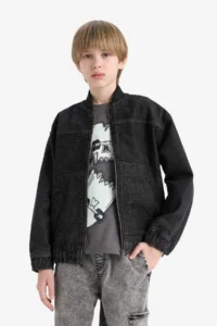 DeFacto College Yaka Bomber Jacket Jacket Boys' - Image 6