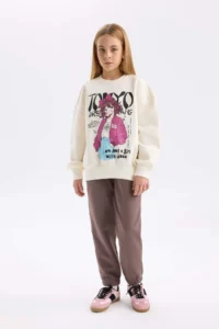 DeFacto Elastic Waist Jogger Sweatpants Girls - Image 2