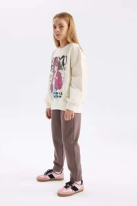 DeFacto Elastic Waist Jogger Sweatpants Girls - Image 3