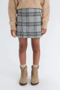 DeFacto Ekoseli Shorts Skirt Girls' - Image 4