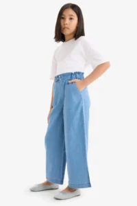 DeFacto Culotte Wide Leg Jean Trousers Girl