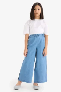 DeFacto Culotte Wide Leg Jean Trousers Girl - Image 2