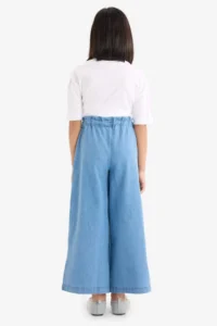 DeFacto Culotte Wide Leg Jean Trousers Girl - Image 6