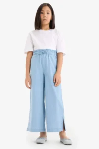 DeFacto Culotte Wide Leg Jean Trousers Girl - Image 4