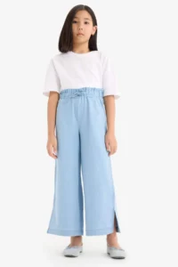 DeFacto Culotte Wide Leg Jean Trousers Girl - Image 5