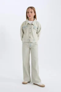 DeFacto denim Jacket Girls' - Image 2